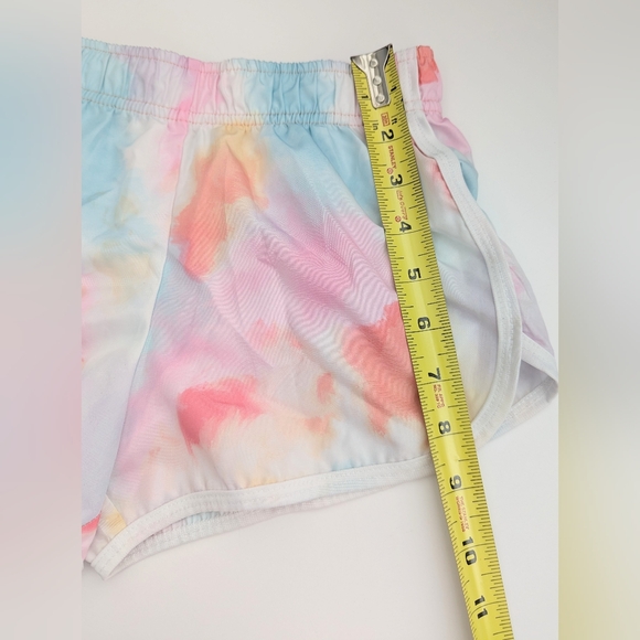 Kids (Size Small/7-8) Pastel Colored Tie-Dye Shorts w/Elastic Waist - Picture 12 of 14